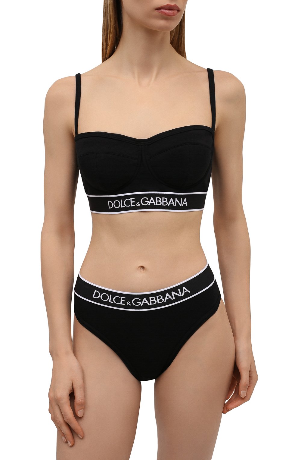 Бюстгальтер-балконет DOLCE & GABBANA черного цвета по цене 25850 руб., арт. 01B35T/FUGF5, фото 2 Бюстгальтер-балконет DOLCE & GABBANA, арт. 01B35T/FUGF5, фото 2