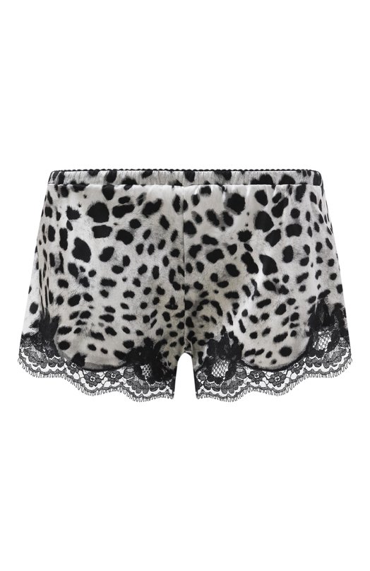 Шорты из шелка и хлопка Dolce & Gabbana 03A02T/0N021 Леопардовый 03A02T/0N021