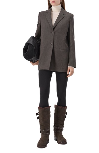 Замшевые сапоги harley LE SILLA, арт. 1868C040MGMMARE, фото 3