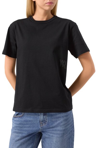 Хлопковая футболка ALEXANDERWANG.T, арт. 4CC3241520, фото 3