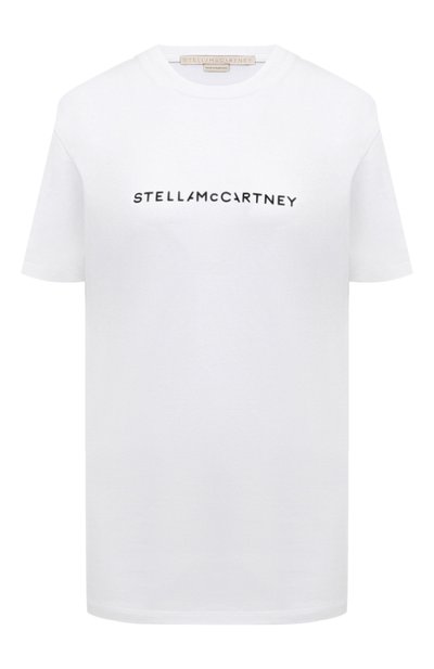 Женская хлопковая футболка STELLA MCCARTNEY, арт. 6J0158/3SPY48