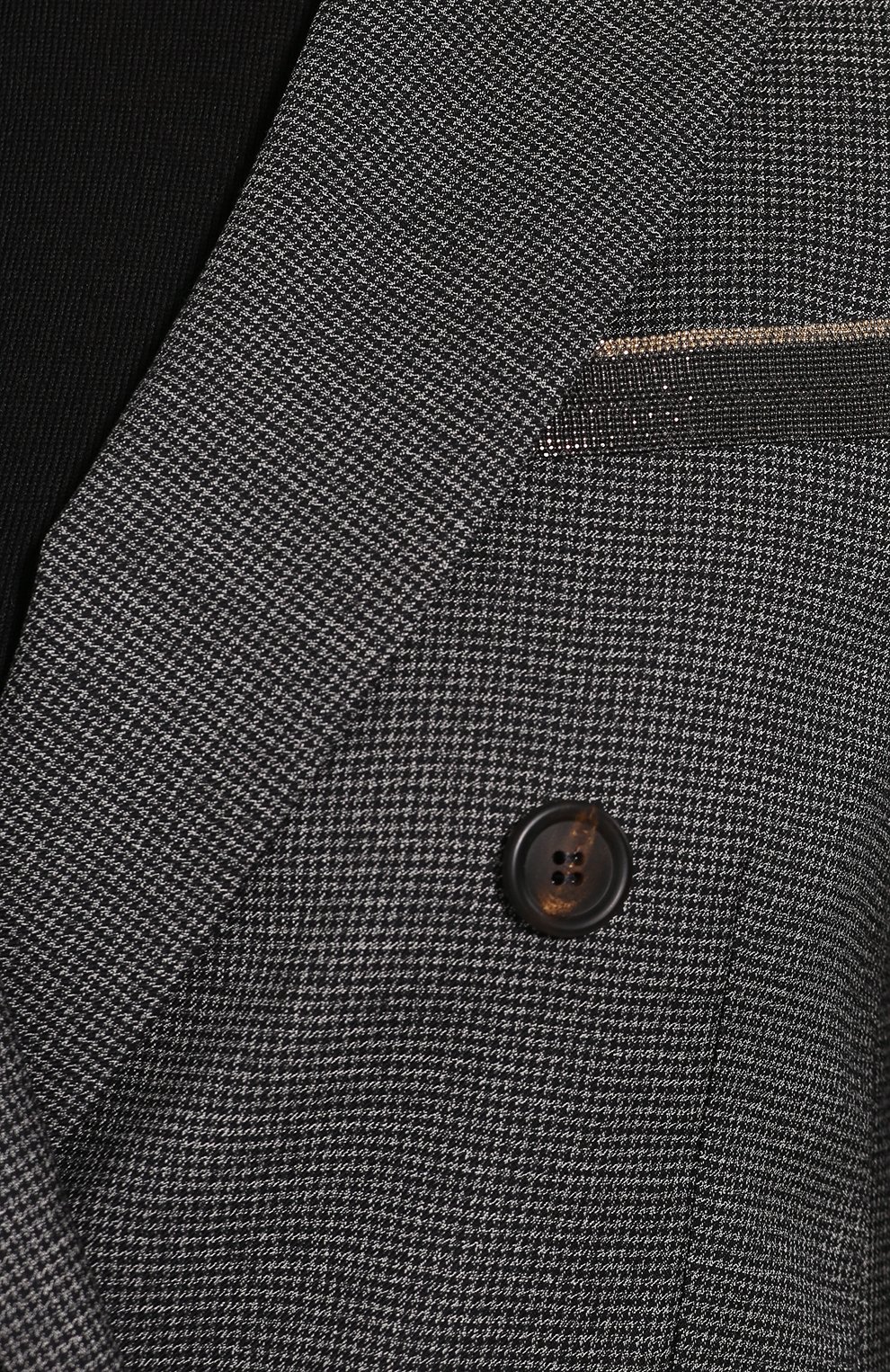 Шерстяной жакет BRUNELLO CUCINELLI серого цвета по цене 358500 руб., арт. MA1258174, фото 5 Шерстяной жакет BRUNELLO CUCINELLI, арт. MA1258174, фото 5