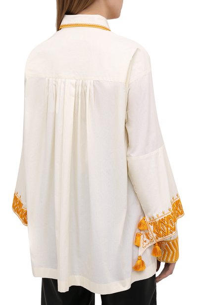 Блузка из хлопка DRIES VAN NOTEN, арт. 211-30750-2293, фото 4