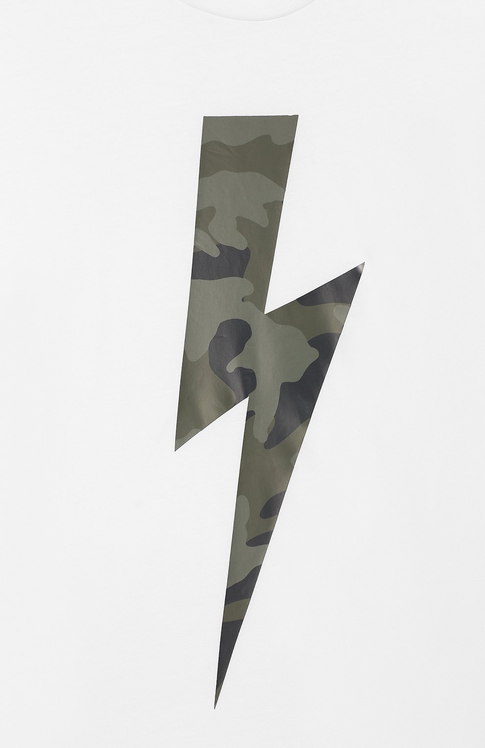 Хлопковая футболка NEIL BARRETT KIDS, арт. 020572, фото 3