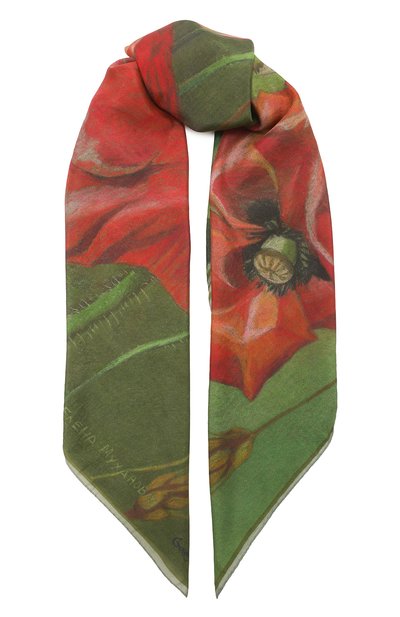 Шелковая шаль маки GOURJI, арт. 91140637/9151108, фото 1