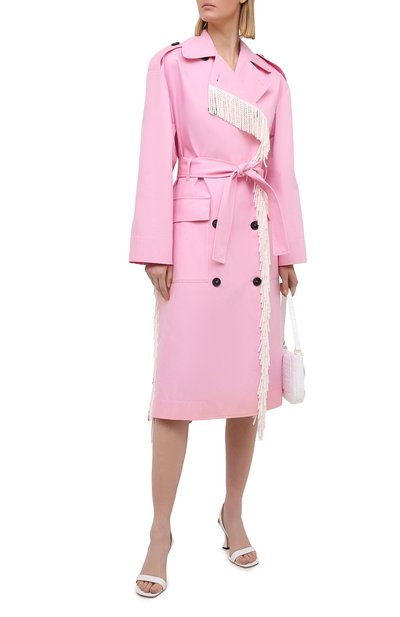 Хлопковый тренч MSGM, арт. 3041MDC04Y 217105, фото 2