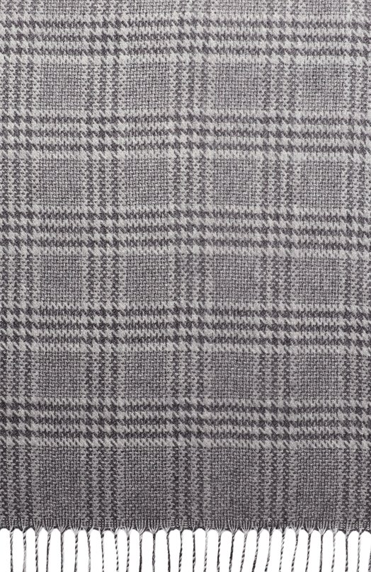 Шарф из шелка и кашемира Kiton D54751K0511F04 Серый  D54751K0511F04 Фото 4