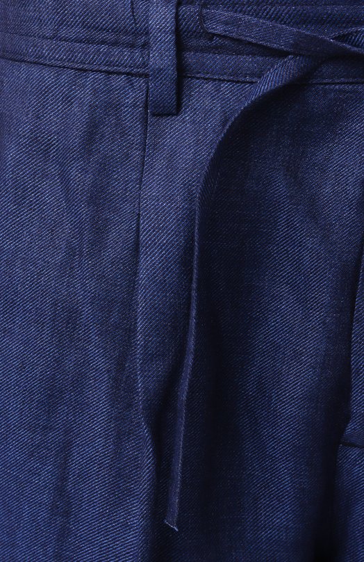 Льняные шорты Fefe` BERMUDA LINEN C0ULISSE/BERL502.09 Синий  BERMUDA LINEN C0ULISSE/BERL502.09 Фото 6