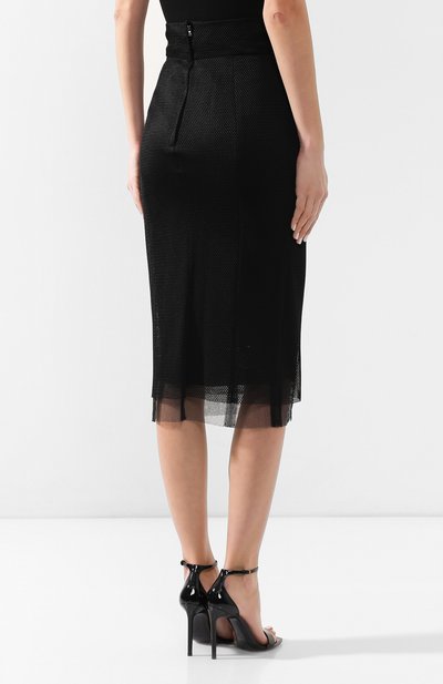 Юбка-карандаш DOLCE & GABBANA черного цвета по цене 123000 руб., арт. F4BK2T/GDN08, фото 4 Юбка-карандаш DOLCE & GABBANA, арт. F4BK2T/GDN08, фото 4