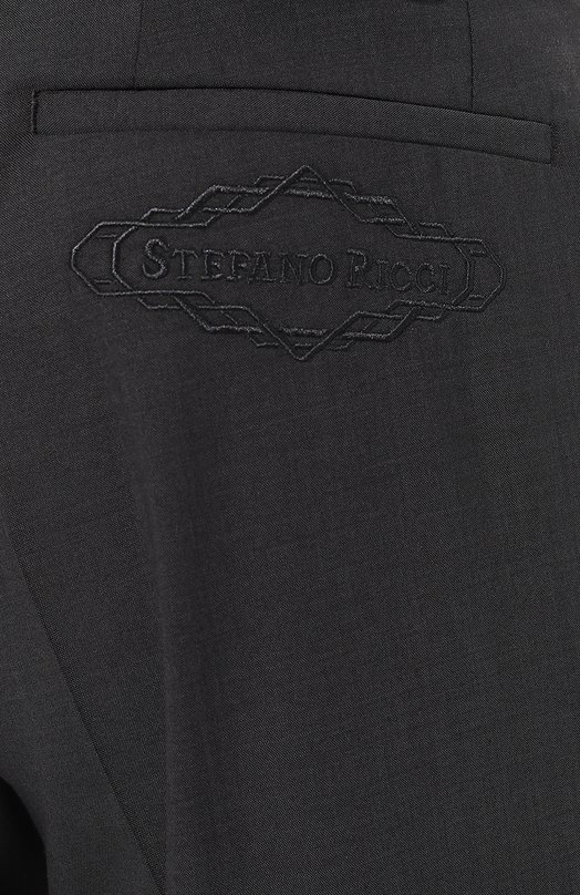 Шерстяные брюки Stefano Ricci M5T022SR14/W501 Серый  M5T022SR14/W501 Фото 5
