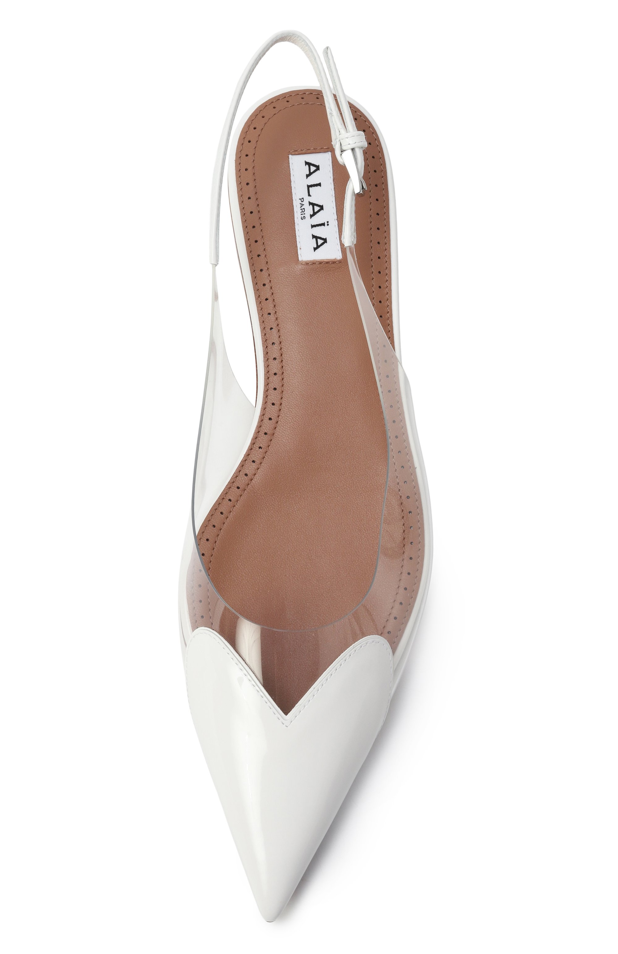 Комбинированные балетки le cœur ALAIA, арт. AA3E047CK150, фото 6