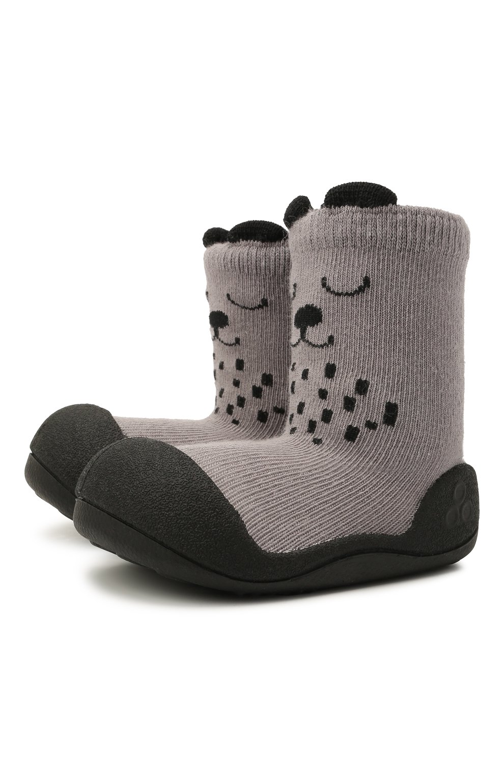 Домашние туфли ATTIPAS серого цвета по цене 2090 руб., арт. A17C, фото 1 Домашние туфли ATTIPAS, арт. A17C, фото 1