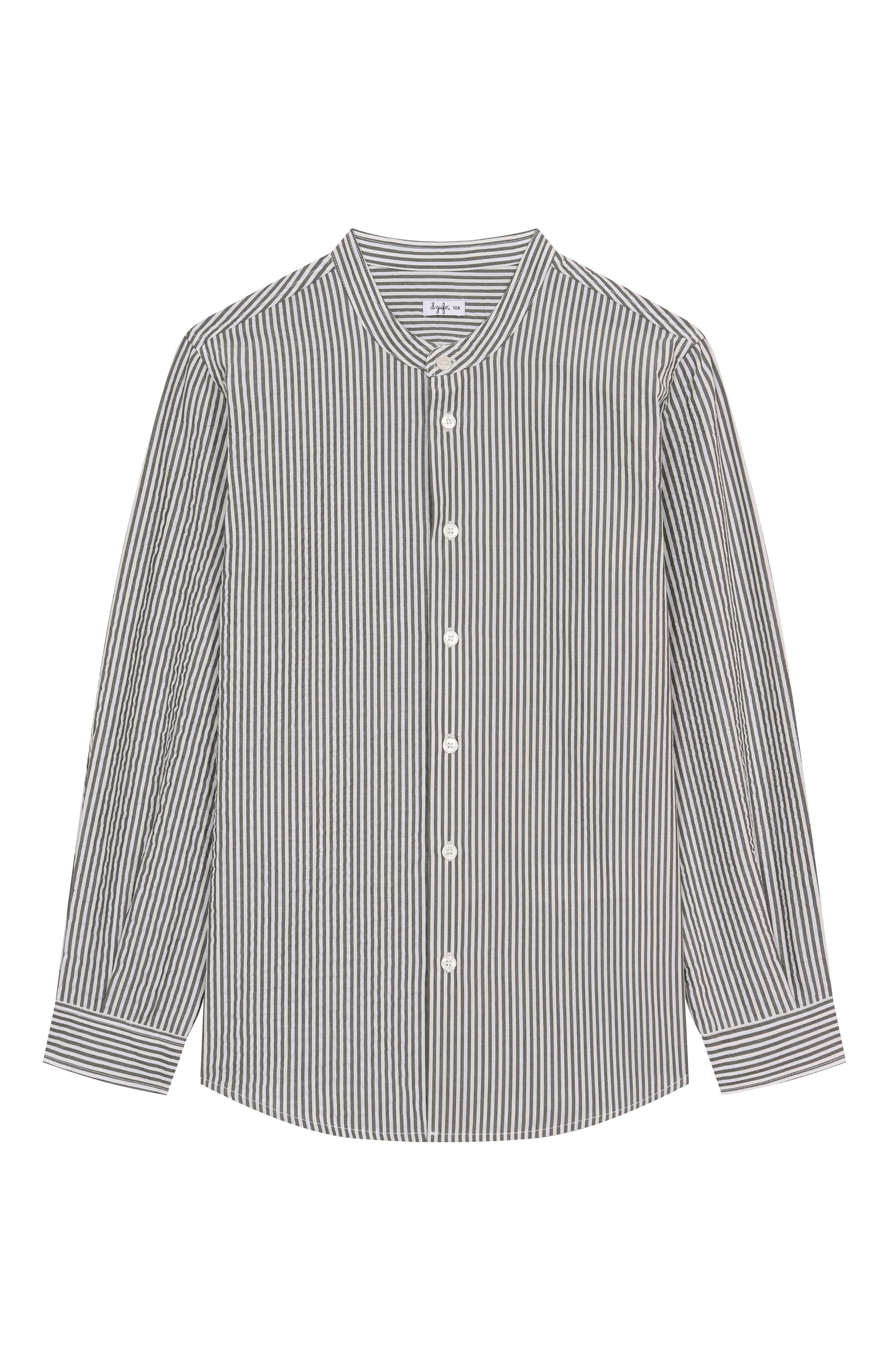 Хлопковая рубашка IL GUFO, арт. P25CL016C1080/10A-14A, фото 1