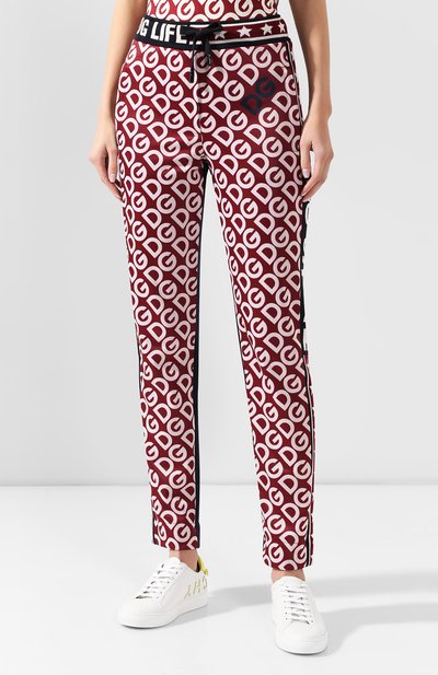 Брюки DOLCE & GABBANA бордового цвета по цене 87600 руб., арт. FTBMBT/FS79D, фото 3 Брюки DOLCE & GABBANA, арт. FTBMBT/FS79D, фото 3
