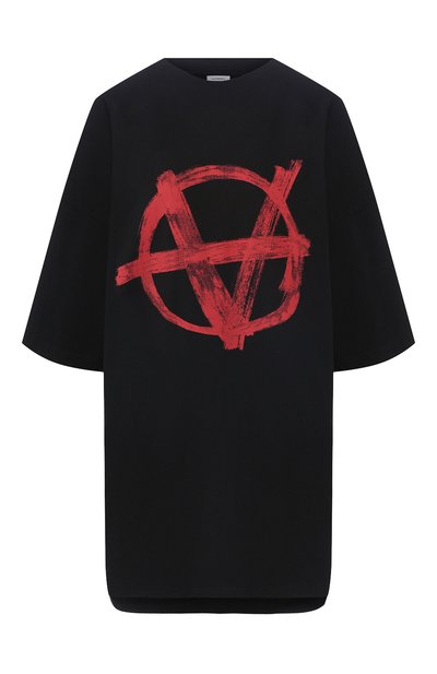 Женская футболка VETEMENTS, арт. SS20TR297 1621/W/BLACK/RED