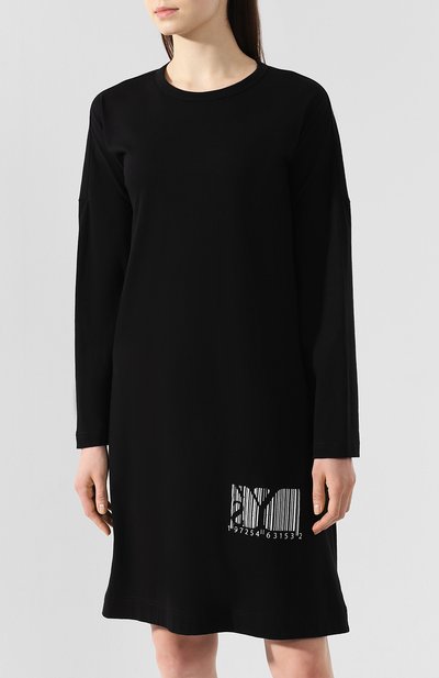 Хлопковое платье YOHJI YAMAMOTO, арт. YZ-T04-670, фото 3