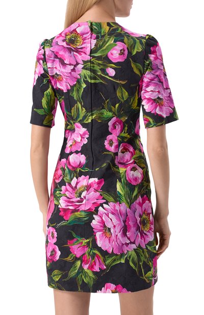 Хлопковое платье DOLCE & GABBANA, арт. F6TMJT/FSFN9, фото 4