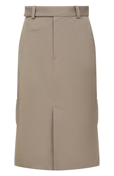 Женская юбка из хлопка и шелка BOTTEGA VENETA, арт. 858422/V6CM0