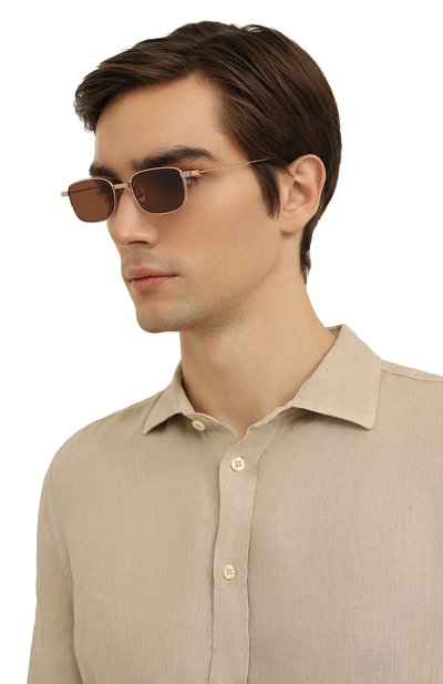 Солнцезащитные очки PROJEKT PRODUKT золотого цвета по цене 33200 руб., арт. FSCC6 CPG, фото 3 Солнцезащитные очки PROJEKT PRODUKT, арт. FSCC6 CPG, фото 3