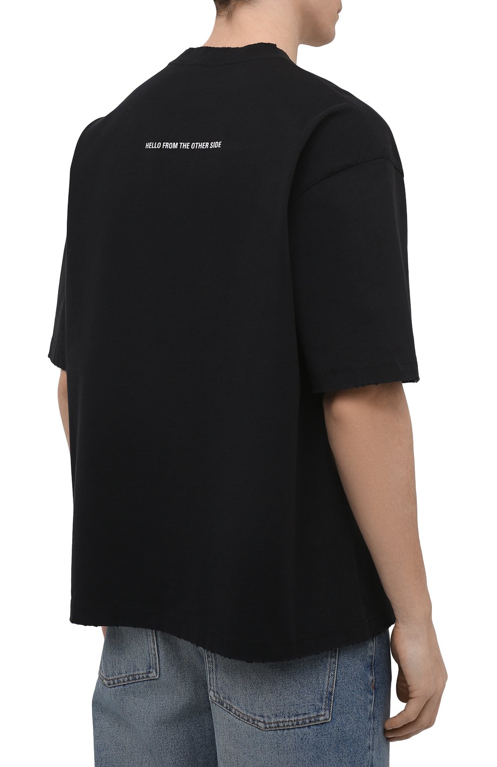 Хлопковая футболка BALENCIAGA, арт. 612966/TJVK7, фото 4