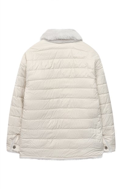 Шуба BRUNELLO CUCINELLI белого цвета по цене 447000 руб., арт. BPMFSY612C, фото 5 Шуба BRUNELLO CUCINELLI, арт. BPMFSY612C, фото 5