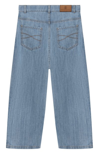 Джинсы BRUNELLO CUCINELLI голубого цвета по цене 49350 руб., арт. BH263D317B, фото 2 Джинсы BRUNELLO CUCINELLI, арт. BH263D317B, фото 2