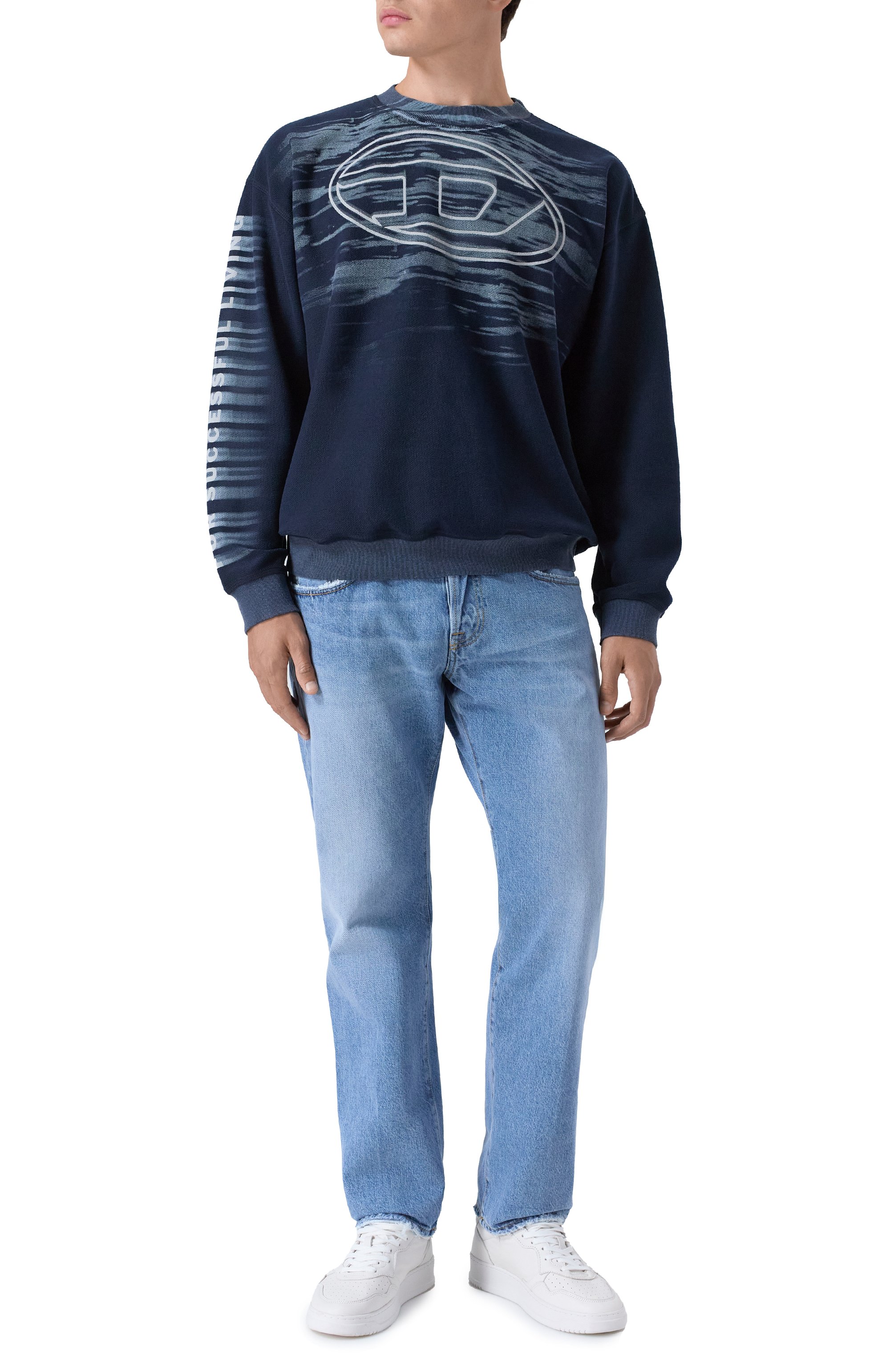 Хлопковый свитшот DIESEL, арт. A18654/0AGCB, фото 2