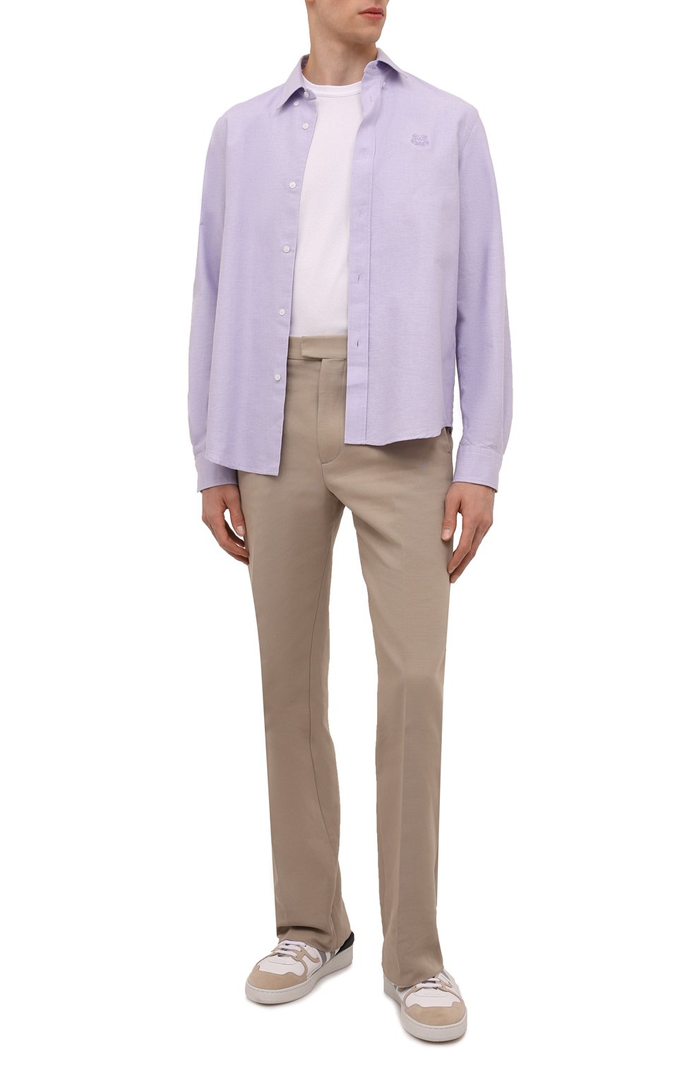 Хлопковая рубашка KENZO, арт. FC55CH4001LD, фото 2