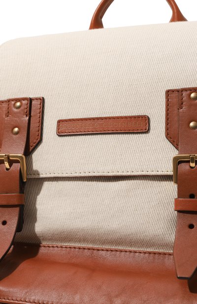 Рюкзак city BRUNELLO CUCINELLI кремового цвета по цене 431000 руб., арт. MBYEU356, фото 3 Рюкзак city BRUNELLO CUCINELLI, арт. MBYEU356, фото 3