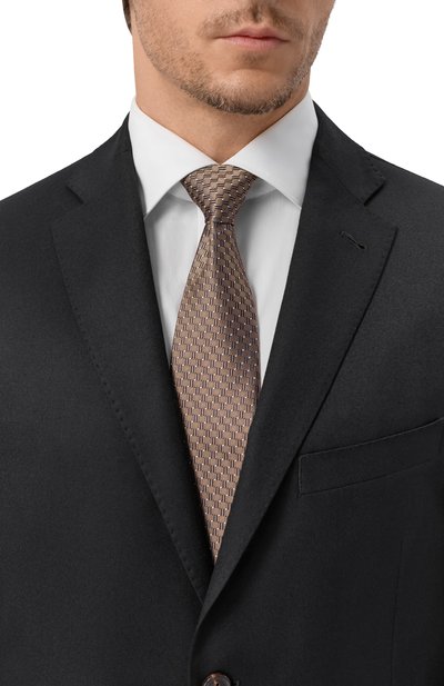 Мужской шелковый галстук CANALI, арт. 18/HJ04530