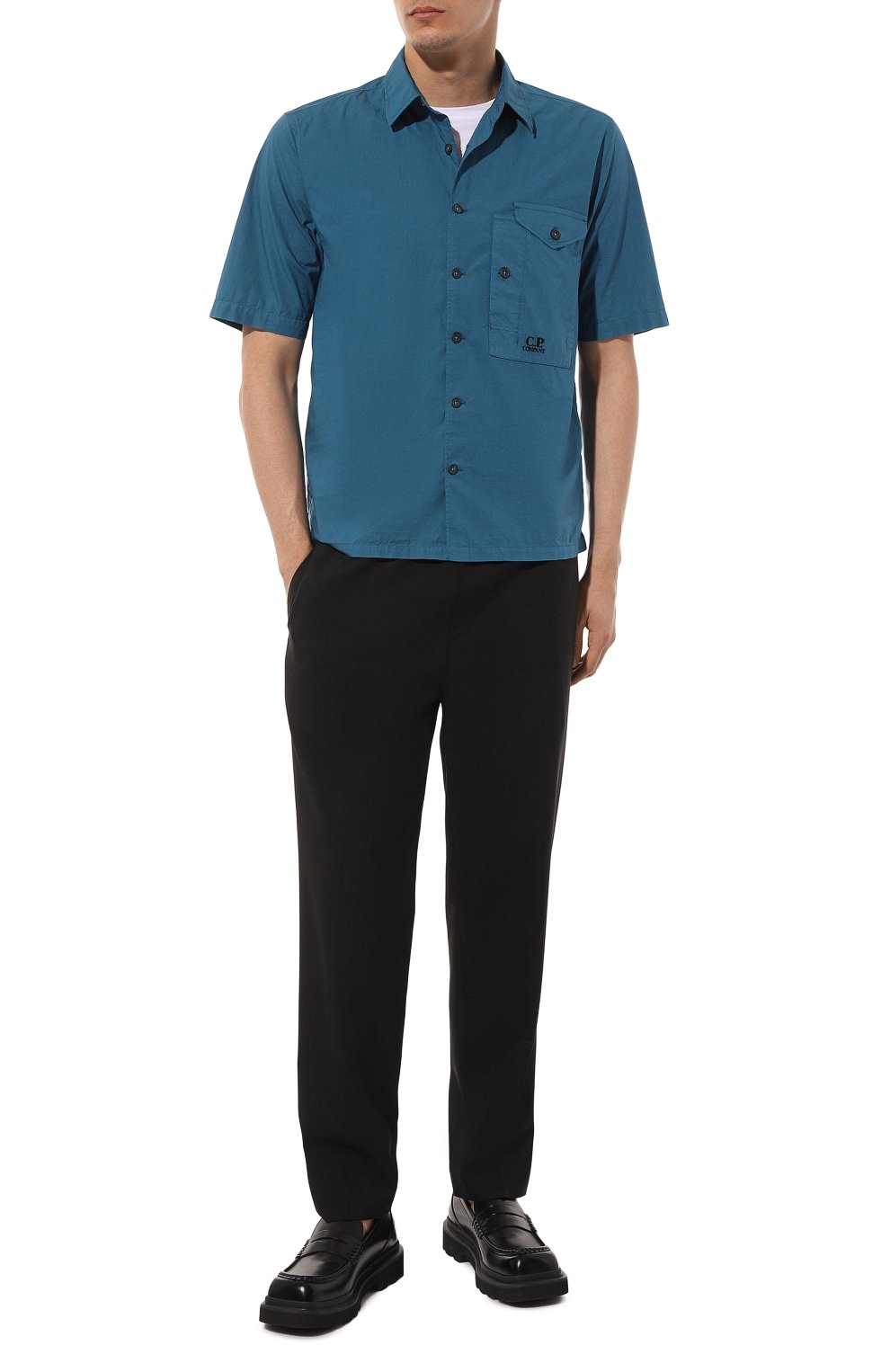Хлопковая рубашка C.P. COMPANY, арт. 16CMSH208A005328G, фото 2