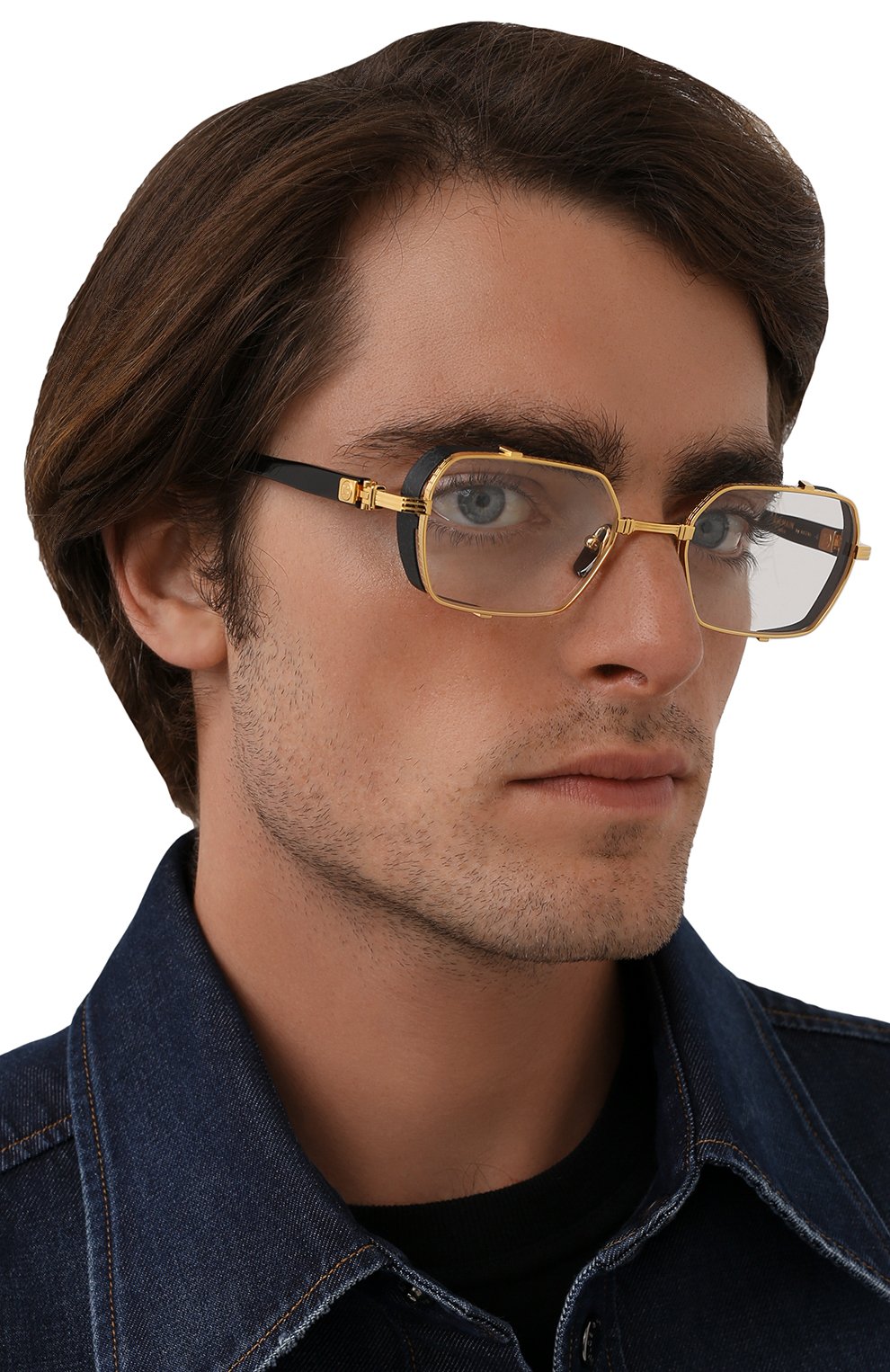 Оправа BALMAIN золотого цвета по цене 79600 руб., арт. BPX-117A, фото 3 Оправа BALMAIN, арт. BPX-117A, фото 3