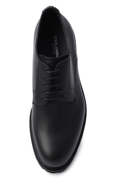 Кожаные дерби altavilla DOLCE & GABBANA черного цвета по цене 89950 руб., арт. A10852/A9P45, фото 5 Кожаные дерби altavilla DOLCE & GABBANA, арт. A10852/A9P45, фото 5