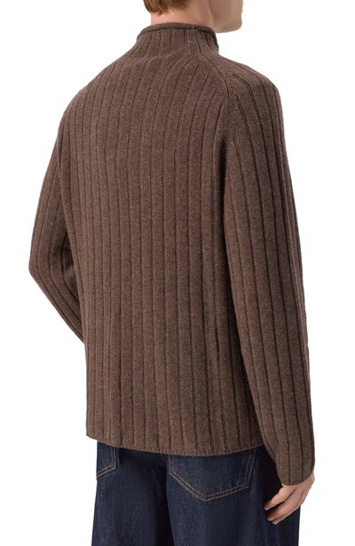Кашемировый джемпер 12 STOREEZ коричневого цвета по цене 38000 руб., арт. 139796, фото 4 Кашемировый джемпер 12 STOREEZ, арт. 139796, фото 4