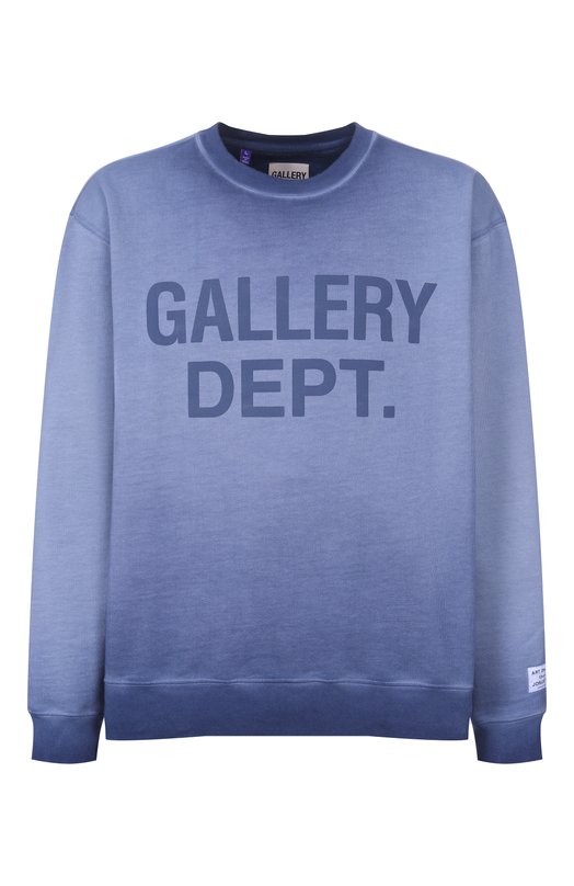 Хлопковый свитшот Gallery Dept. 0UT003/C0TT0N Синий 0UT003/C0TT0N