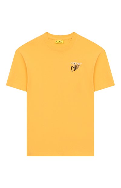 Хлопковая футболка OFF-WHITE, арт. 0BAA002S25JER00A/4-12, фото 1
