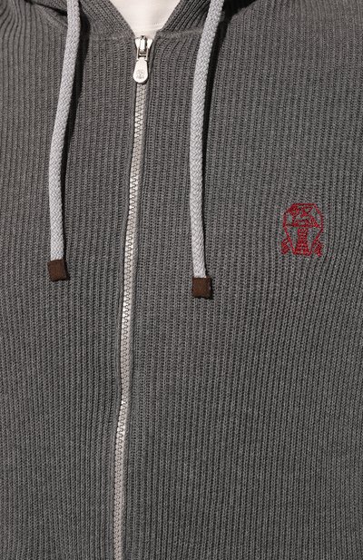 Хлопковый кардиган BRUNELLO CUCINELLI, арт. M29200406G, фото 5