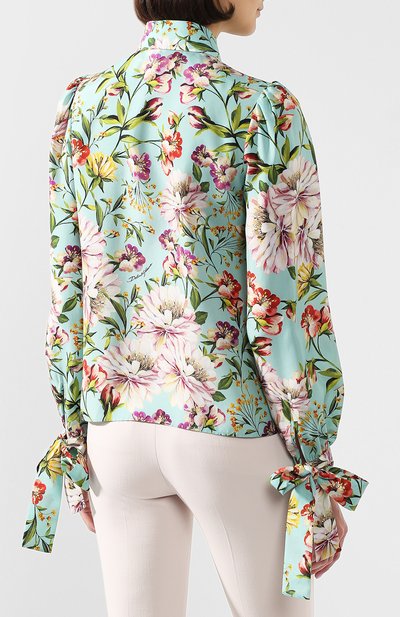 Шелковая блузка DOLCE & GABBANA, арт. F5L97T/IS1A6, фото 4