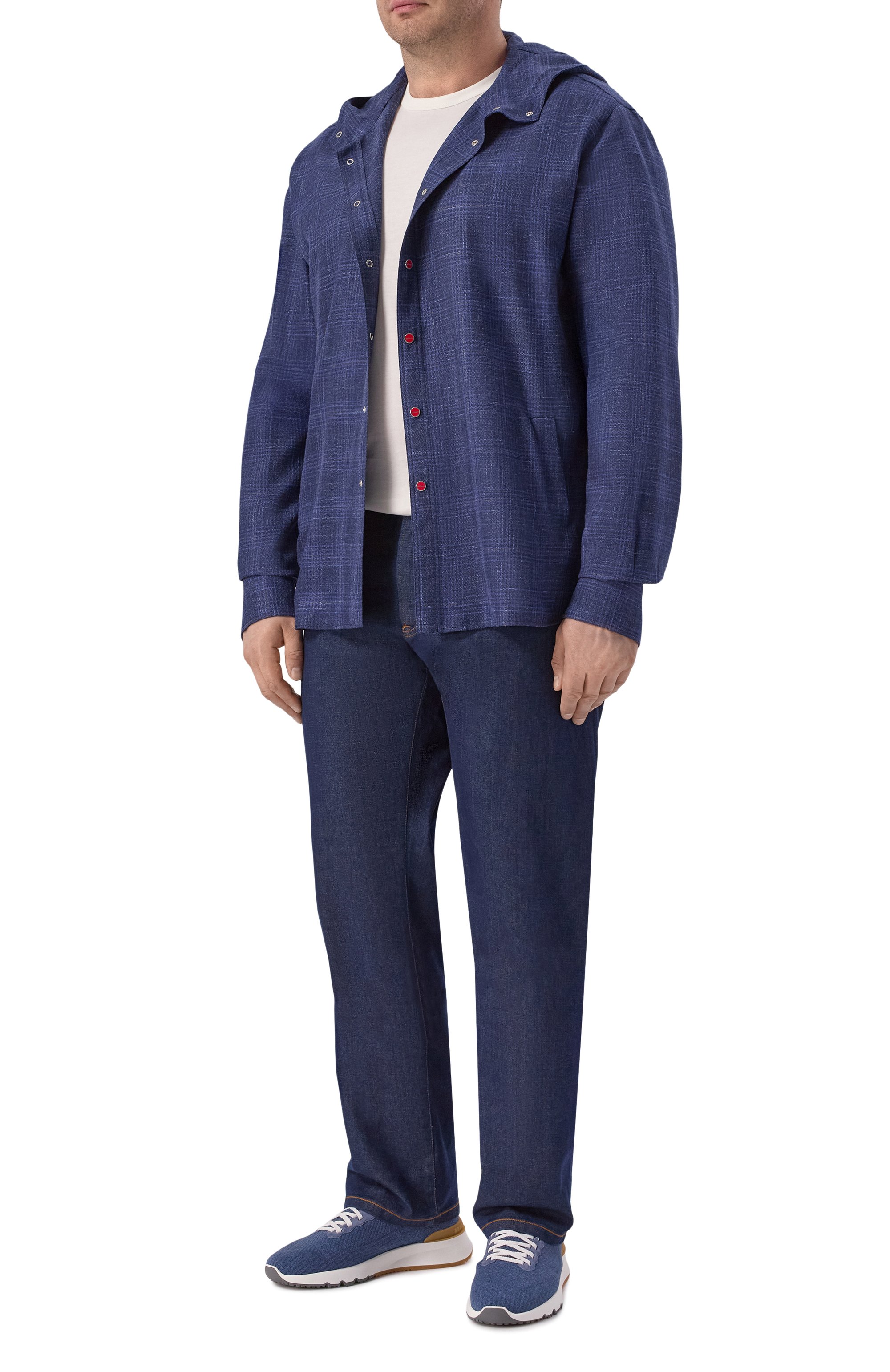 Рубашка из шерсти и льна KITON, арт. UMCMARK0630G, фото 2