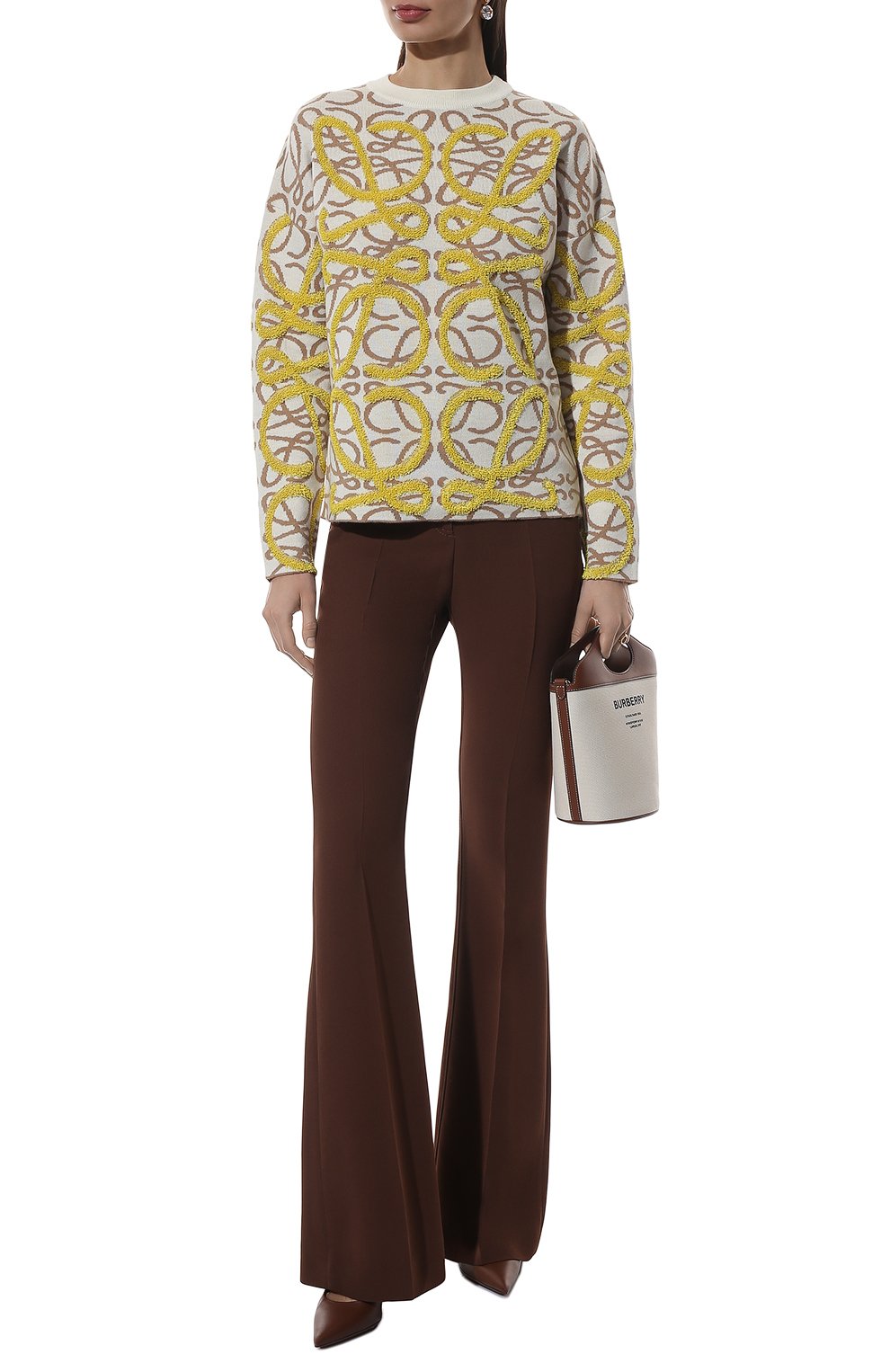 Пуловер из шерсти и льна LOEWE, арт. S359Y14K62, фото 2