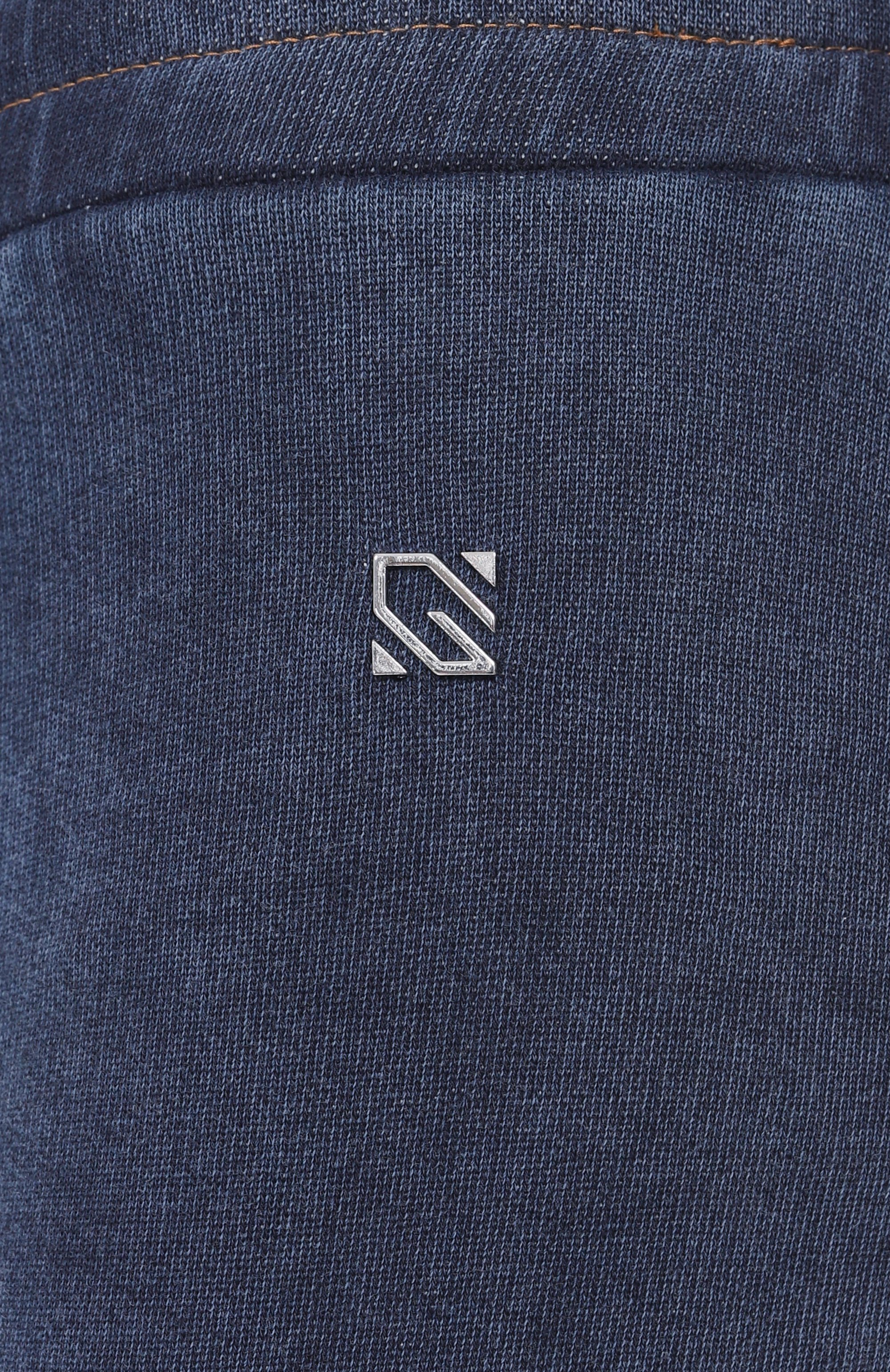 Хлопковые брюки GIUSEPPE DI MORABITO синего цвета по цене 79950 руб., арт. 04SSPA090T 04430, фото 6 Хлопковые брюки GIUSEPPE DI MORABITO, арт. 04SSPA090T 04430, фото 6