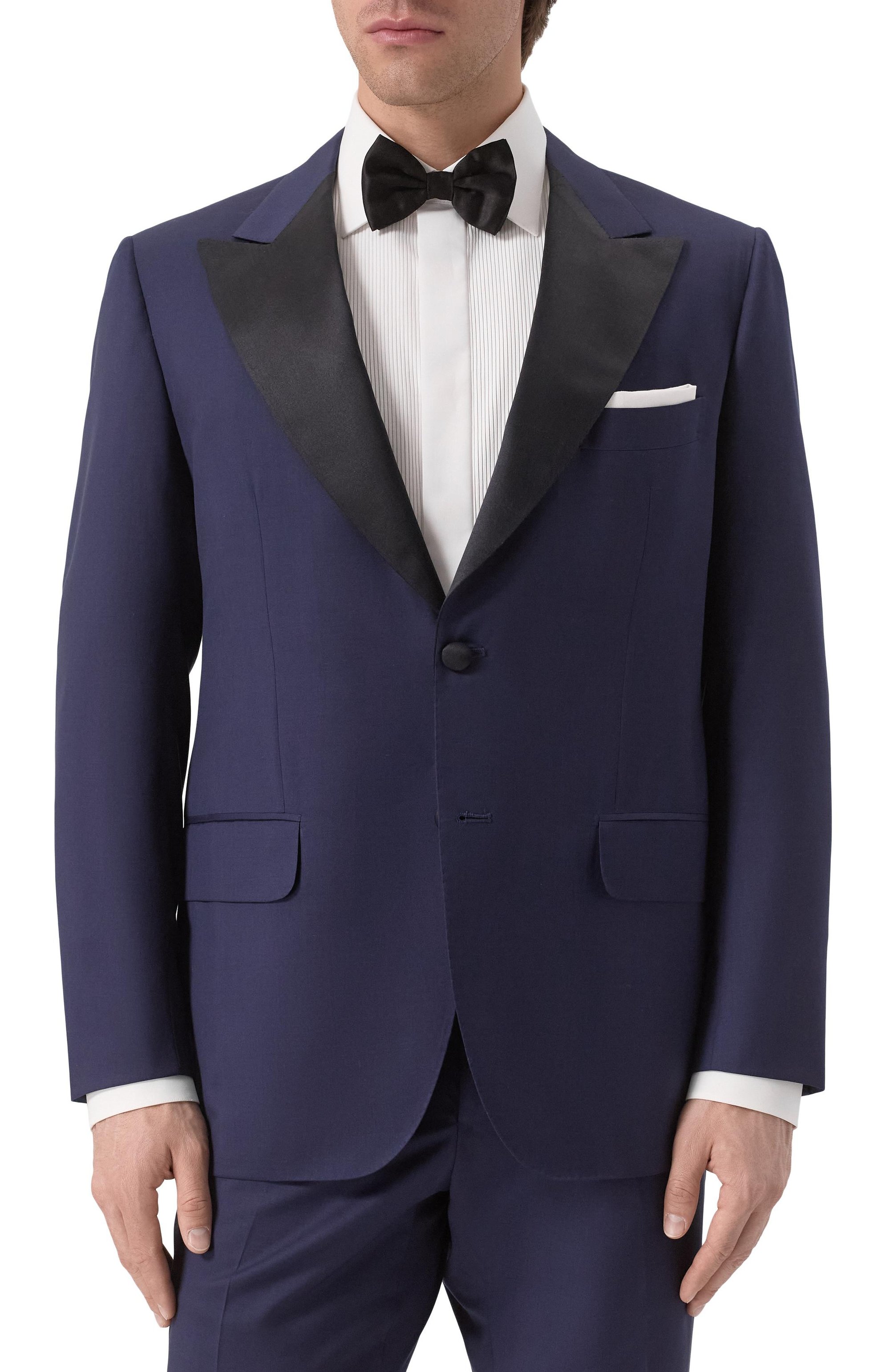 Смокинг из шерсти и шелка KITON, арт. UASM862K0614E17_60-66, фото 2