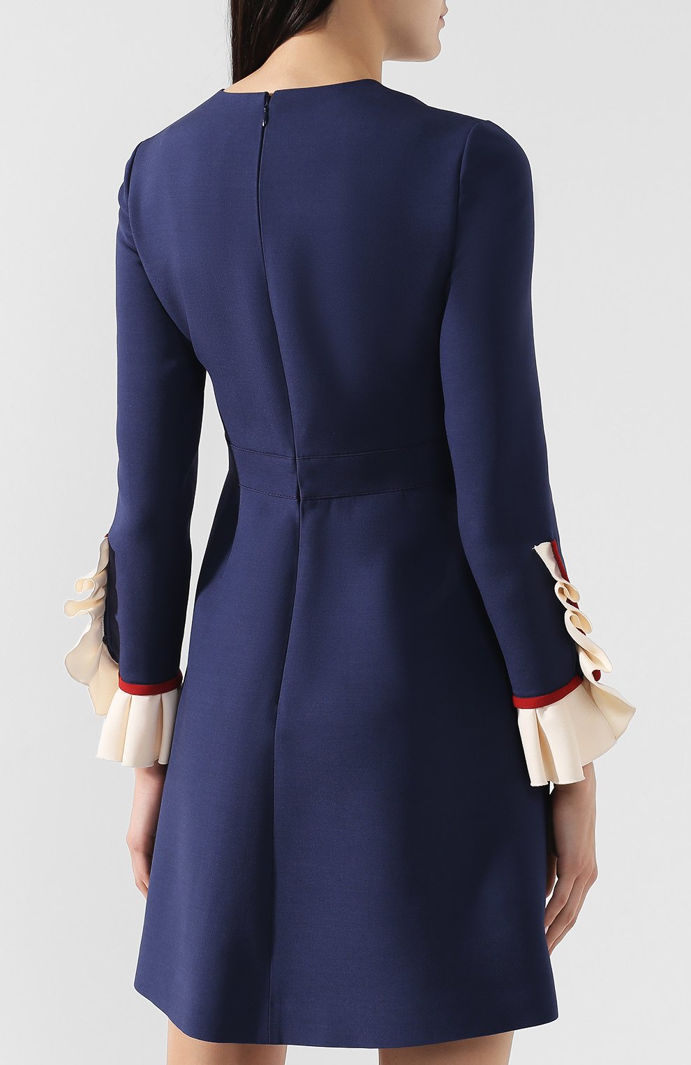 Платье из смеси шерсти и шелка VALENTINO, арт. RB3VAL301CF, фото 4