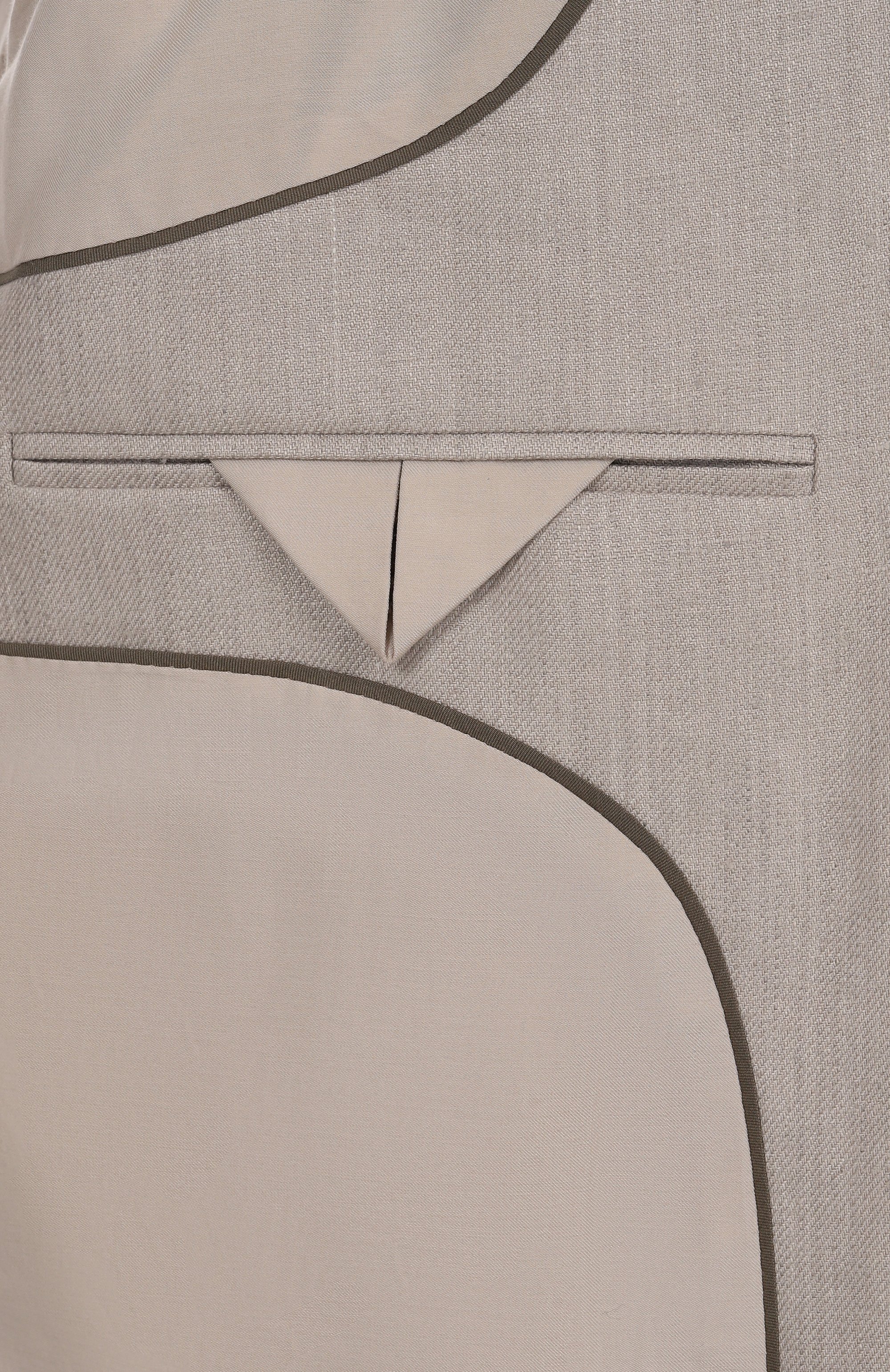 Льняной жакет 12 STOREEZ, арт. 131475, фото 9