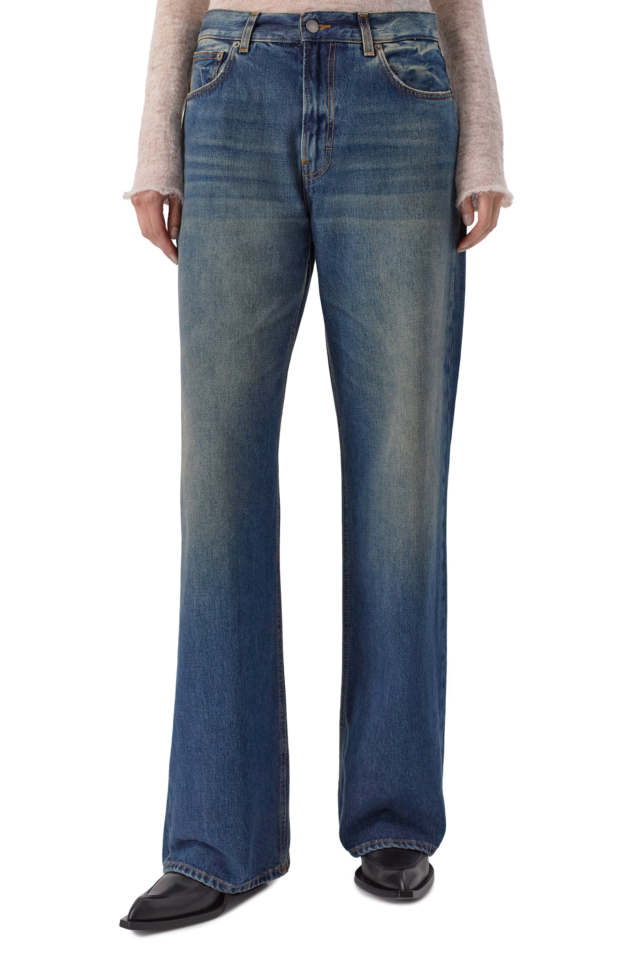 Джинсы HAIKURE синего цвета по цене 29950 руб., арт. HEW03185DF180L0771, фото 3 Джинсы HAIKURE, арт. HEW03185DF180L0771, фото 3