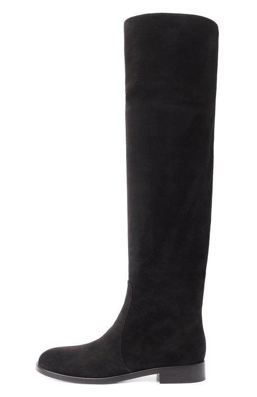 Замшевые ботфорты Gianvito Rossi G80165.20CU0.C45NER0 Чёрный  G80165.20CU0.C45NER0 Фото 4