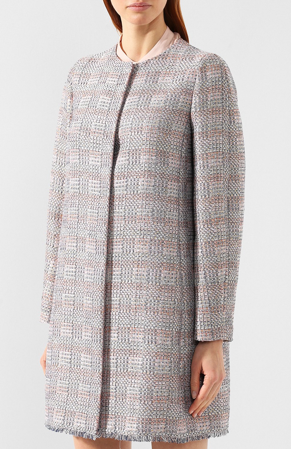 Твидовое пальто EMPORIO ARMANI, арт. 2NL36T/22107, фото 3