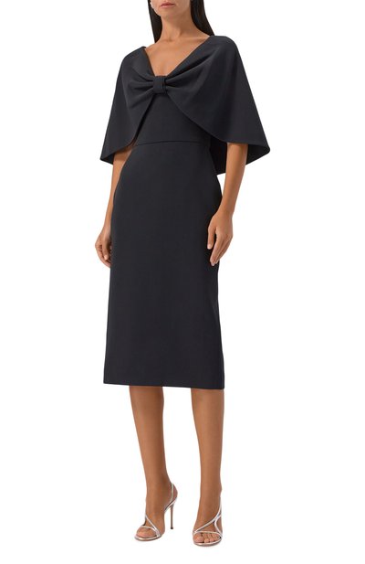 Шелковое платье ELIE SAAB черного цвета по цене 328000 руб., арт. D0834NP25/CD003, фото 3 Шелковое платье ELIE SAAB, арт. D0834NP25/CD003, фото 3