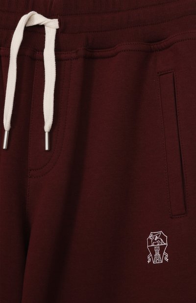 Хлопковые джоггеры BRUNELLO CUCINELLI, арт. BW863E347C, фото 3