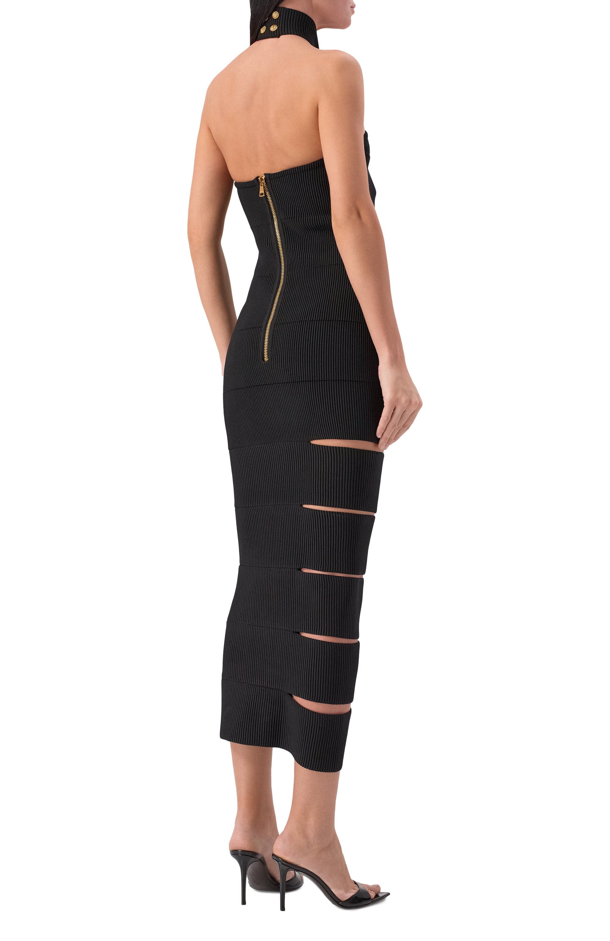 Платье из вискозы BALMAIN, арт. GF1RP880/KJ42, фото 3